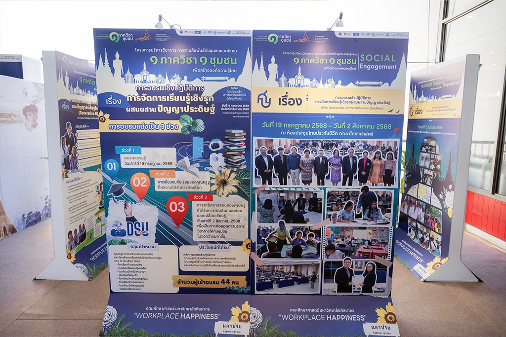 การจัดแสดงนิทรรศการ